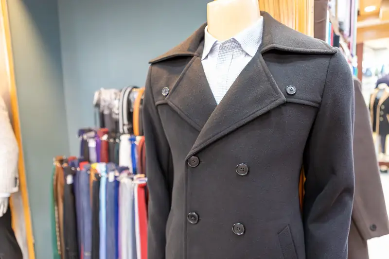 Custom jacket with pick-stitched lapel, Patong bespoke tailoring (Ref 9712)