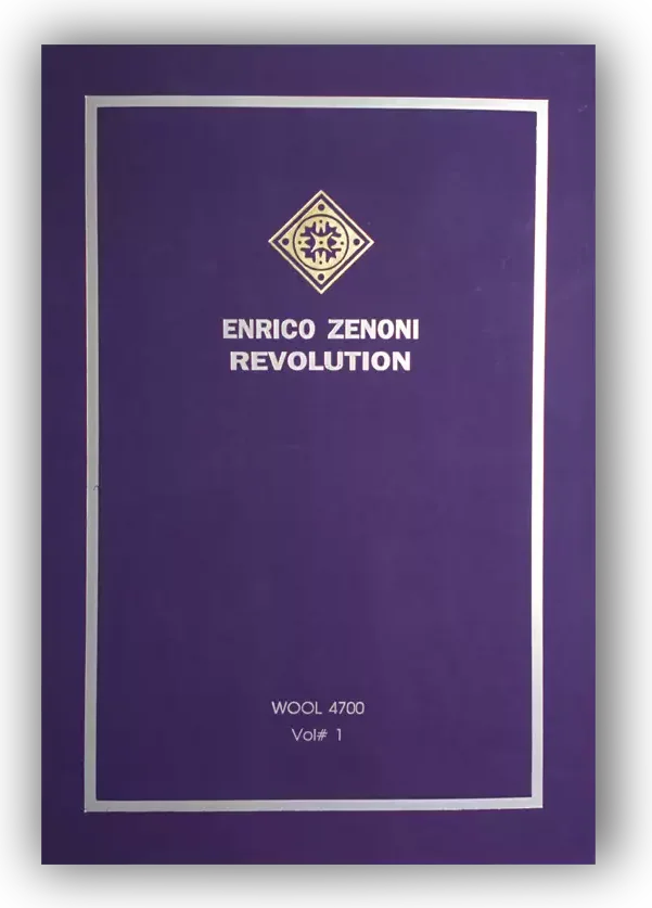 Enrico Zenoni Revolution Vol. 1 fabric swatch book, cover