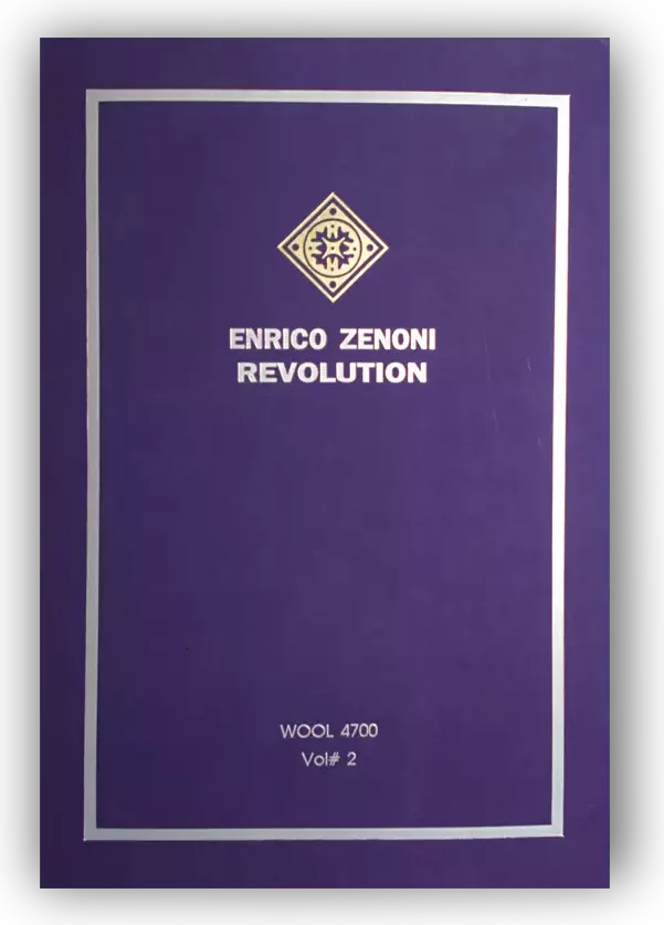 Enrico Zenoni Revolution Vol. 2 fabric swatch book, cover