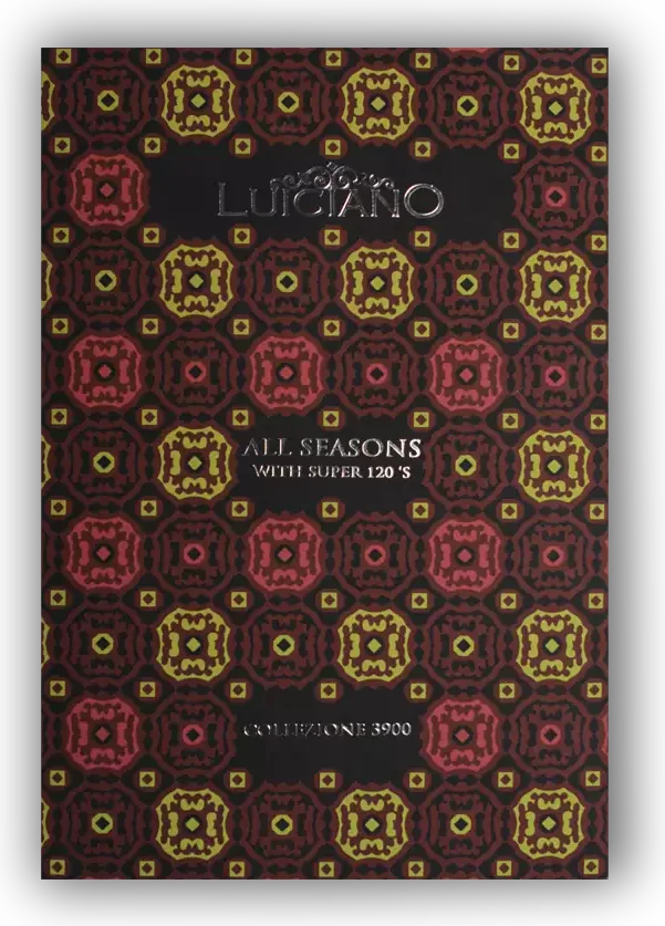 Luiciano All Seasons Super 120s fabric swatch book, cover