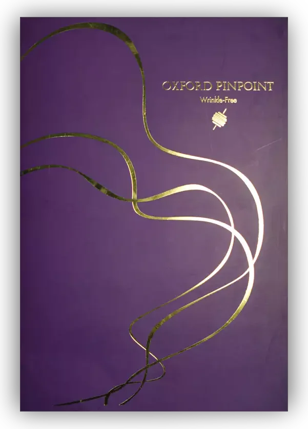 Oxford Pinpoint shirt fabric swatch book, cover